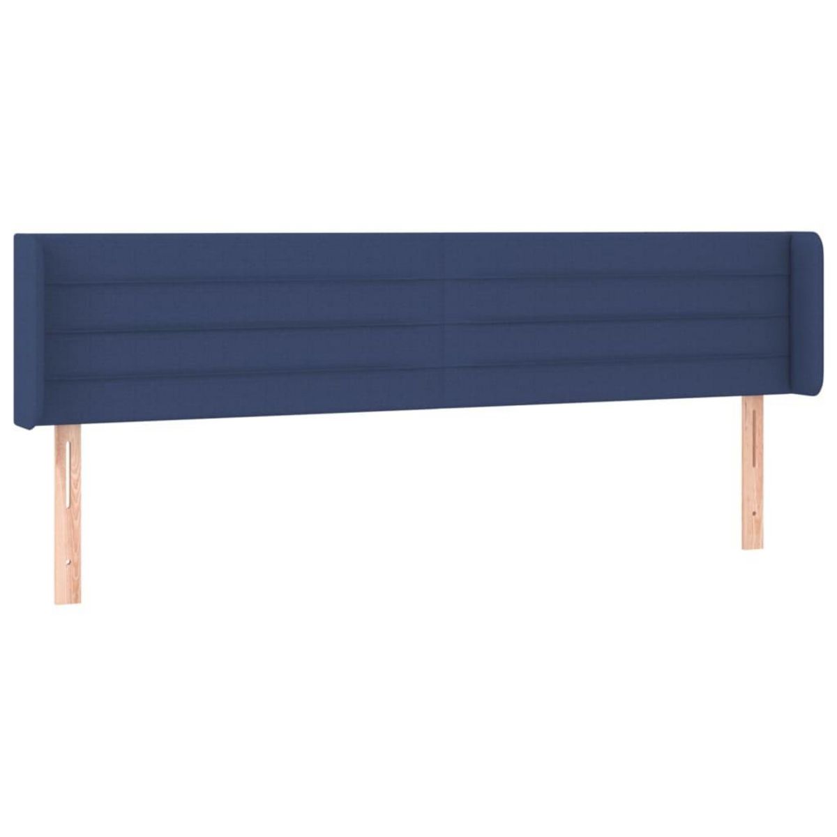 VIDAXL Tete de lit a LED Bleu 203x16x78/88 cm Tissu