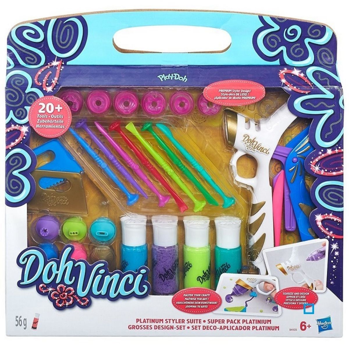 PLAY-DOH Coffret Doh Vinci pack platinium