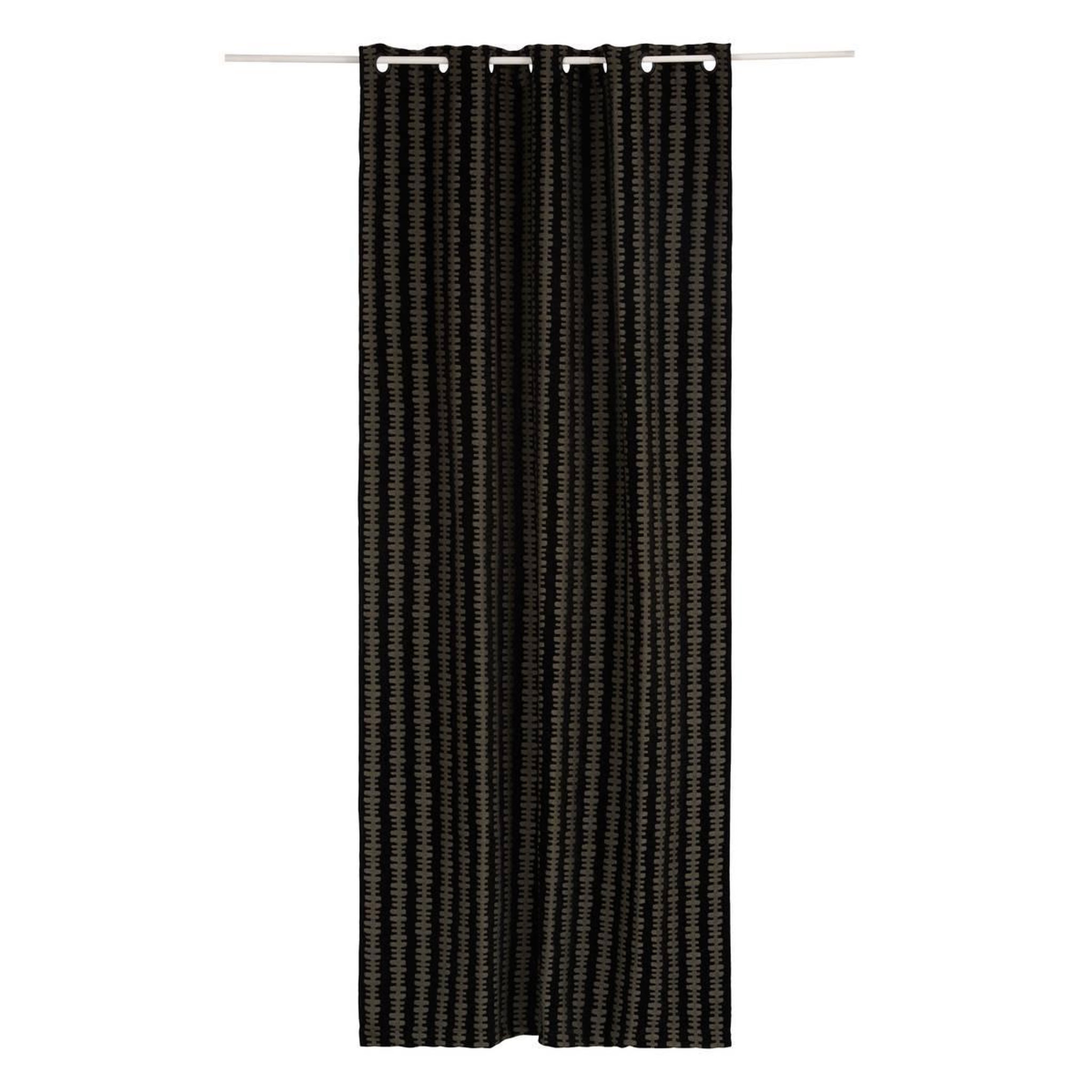 Voir la diapositive 2 : ATMOSPHERA Rideau chenille à œillets  nyero  140x260cm kaki