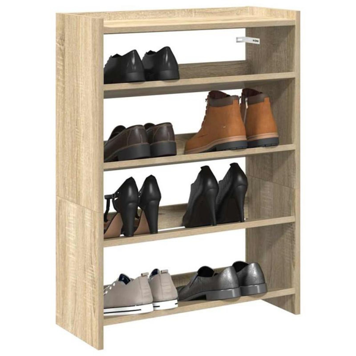 VIDAXL Étagère à chaussures chêne sonoma 80x25x61,5 cm bois ingénierie