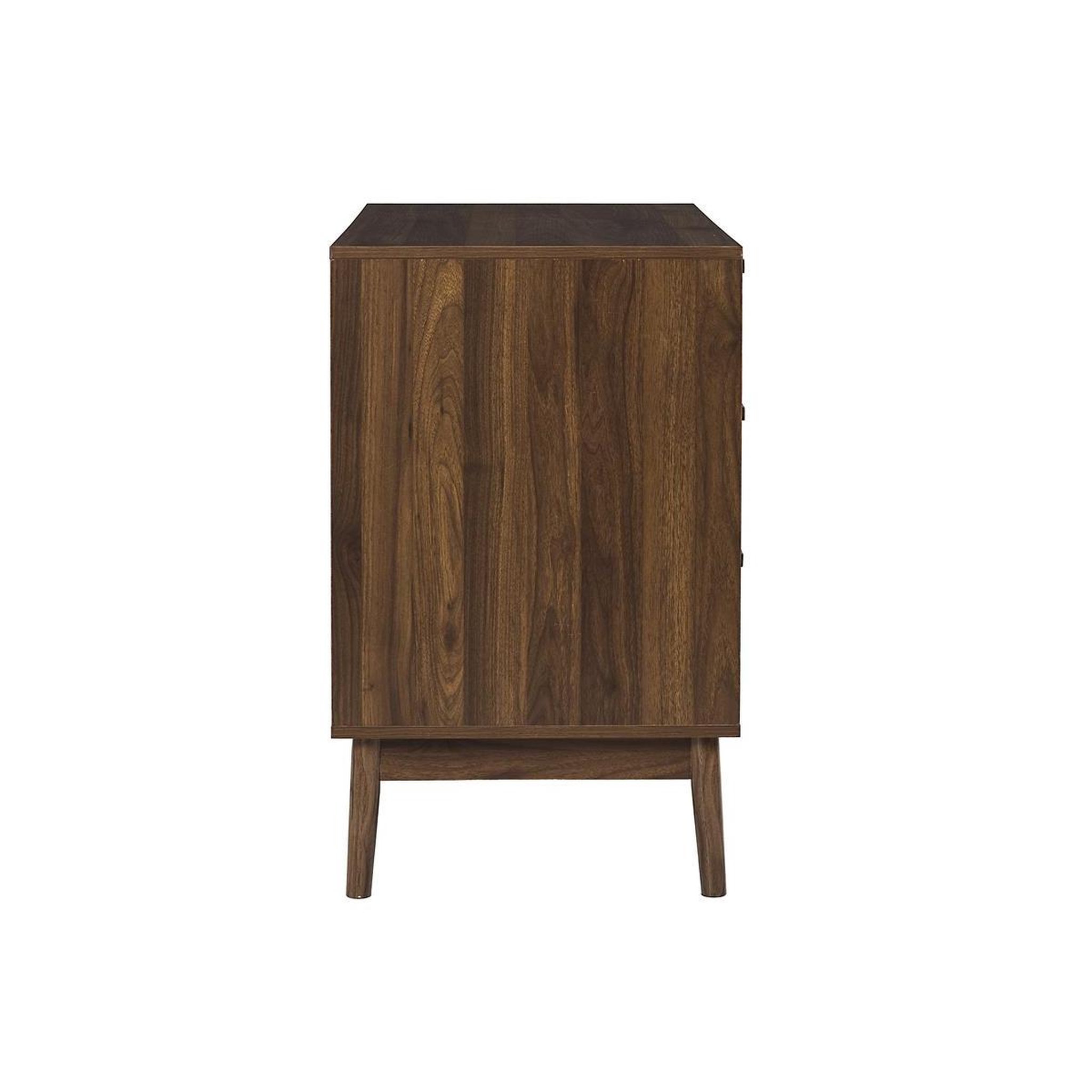 Voir la diapositive 4 : The Home Deco Factory Commode 3 tiroirs  klaus  90cm marron foncé