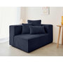 Voir la diapositive 1 : LISA DESIGN Colombine - module d'assise droit - en velours côtelé grosses côtes