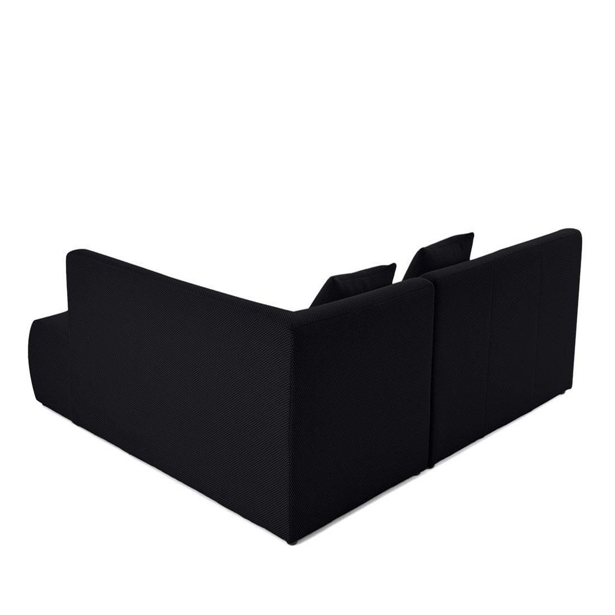 Voir la diapositive 4 : LISA DESIGN Onyx - canapé modulable d'angle droit 5 places - en tissu mailles 3d