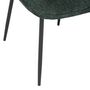 Voir la diapositive 6 : TOILINUX Lot de 2 chaises en tissu chenille SELISO
