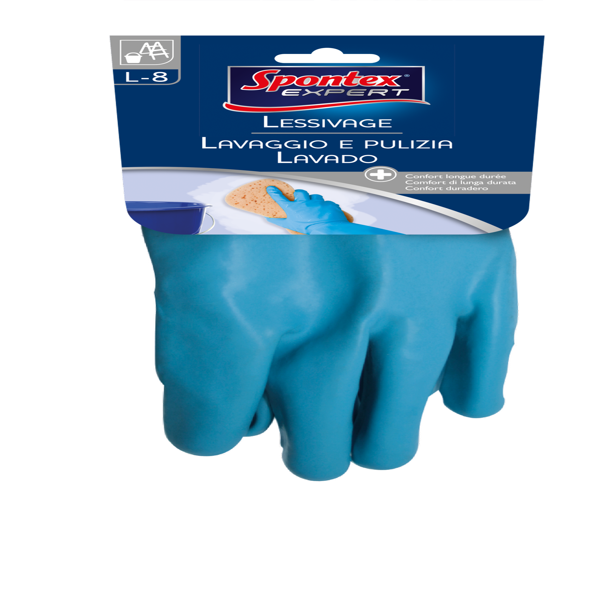 CENTRALE BRICO Gant lessivage SPONTEX EXPERT, taille M