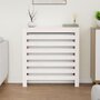 Voir la diapositive 3 : VIDAXL Cache-radiateur Blanc 79,5x19x84 cm Bois massif de pin