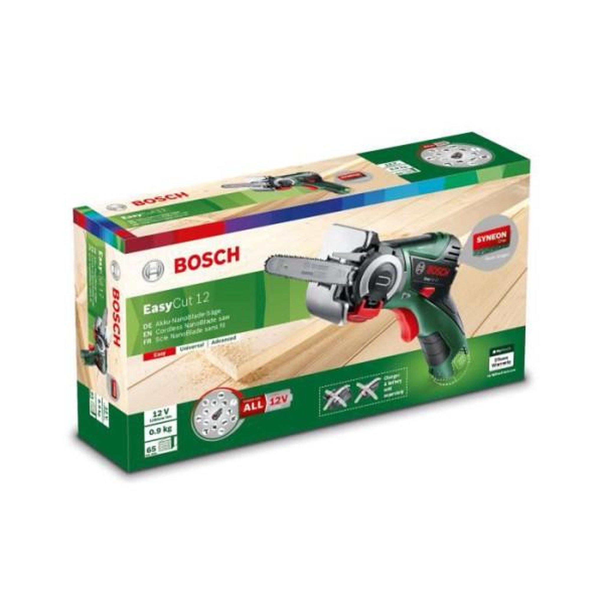 Voir la diapositive 3 : BOSCH Scie multiusage Bosch - Easycut 12 - Technologie NanoBlade - Sans fil (sans batterie ni chargeur)