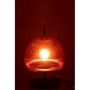 Voir la diapositive 3 : Paris Prix Lampe à Poser en Verre  Oasis  25cm Rouge