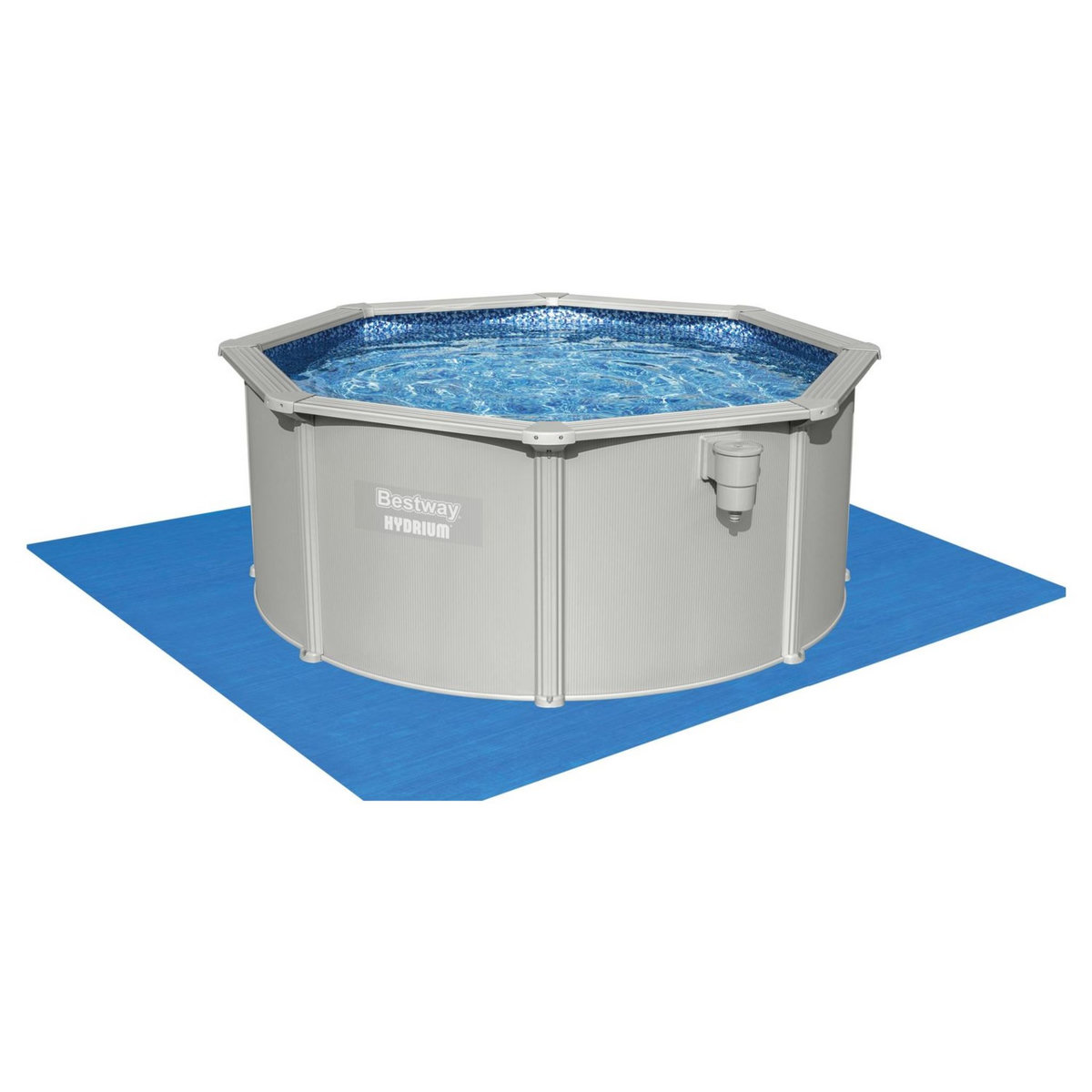 BESTWAY Piscine hors sol acier ronde - 3 x 1,20 m -  HYDRIUM