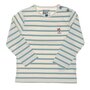 Voir la diapositive 1 : ELLE EST OU LA MER T shirt à Rayures Beige/ Garçon EOM Eloris