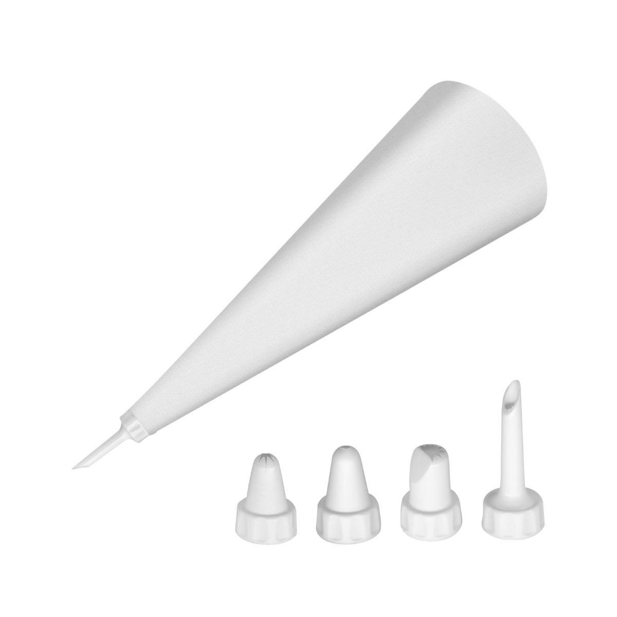 FM PROFESSIONAL Poche à douille en coton et 4 douilles en plastique 30 cm fm professional pâtisserie