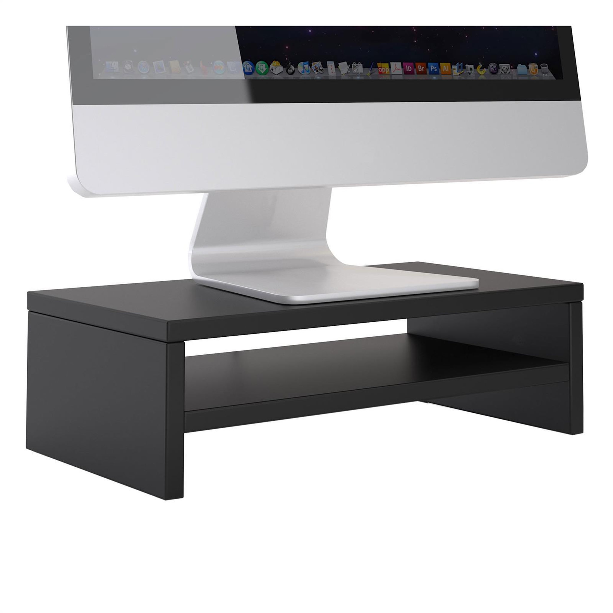 Voir la diapositive 1 : IDIMEX Support d'écran d'ordinateur DISPLAY, en mélaminé
