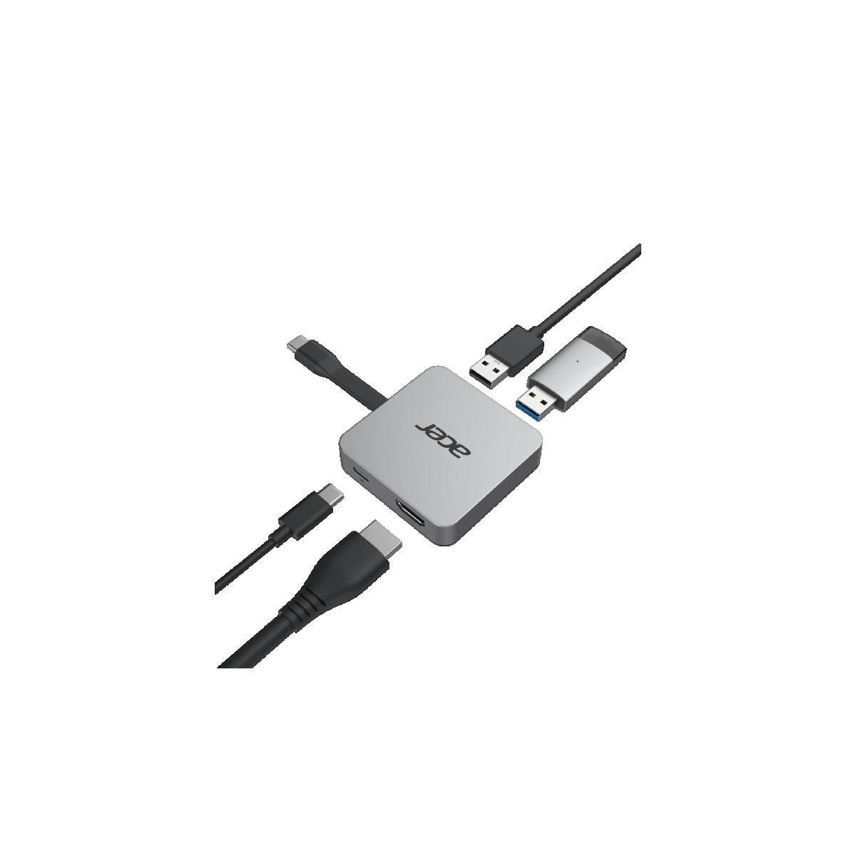 ACER Dongle Acer 4-en-1 Argenté