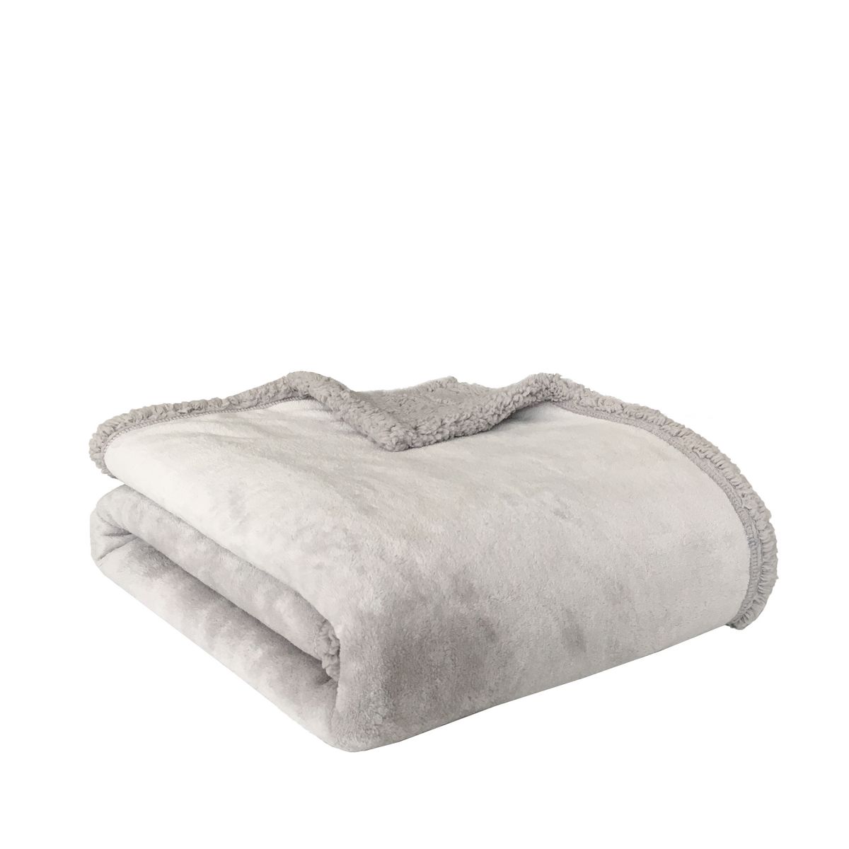 ACTUEL Plaid unie double face en polyester 240g/m² SANTA WORKSHOP