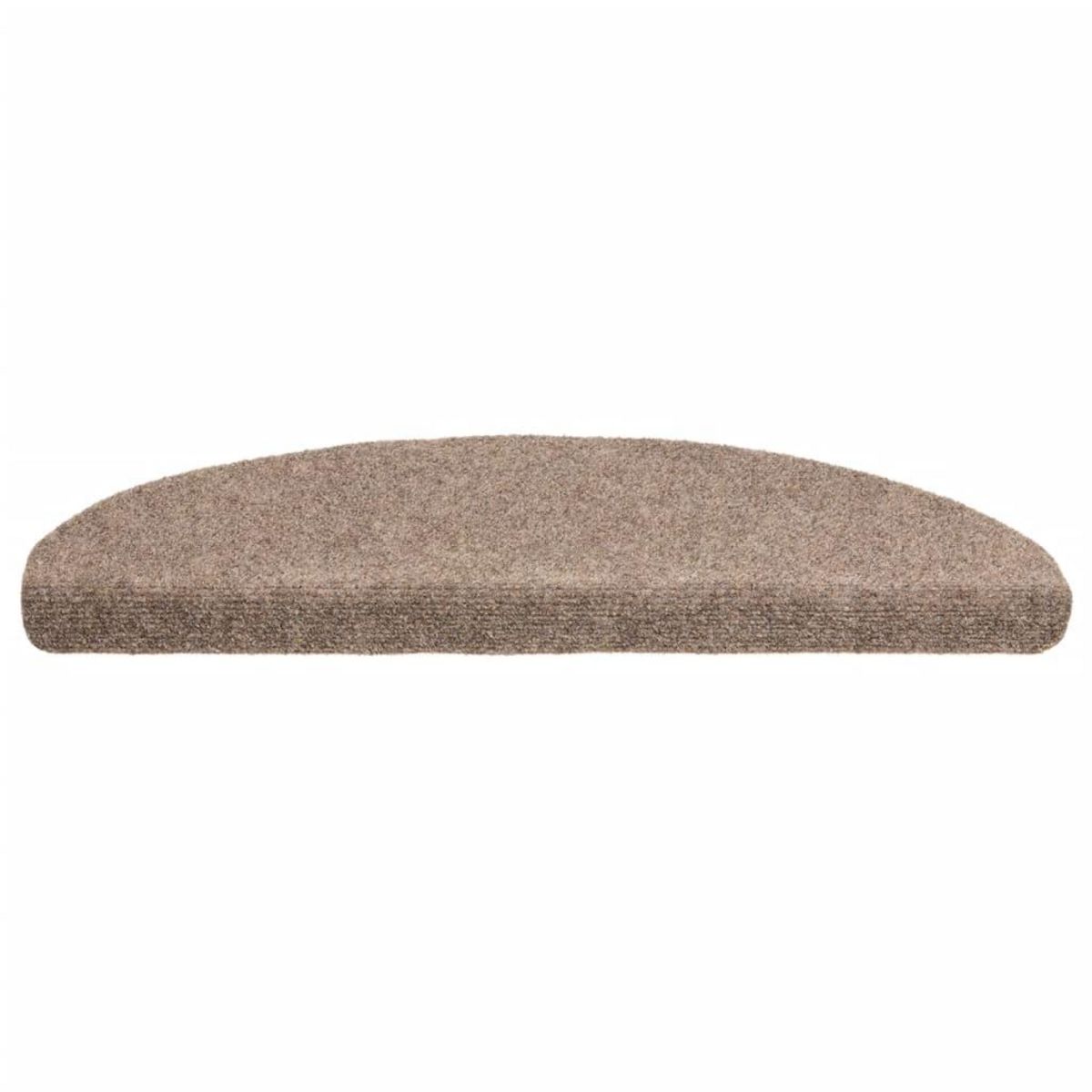 VIDAXL Tapis autoadhesifs de marches 5 pcs Creme 65x21x4 cm Aiguillete