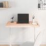 Voir la diapositive 3 : VIDAXL Dessus de table bois massif non traite bordure assortie