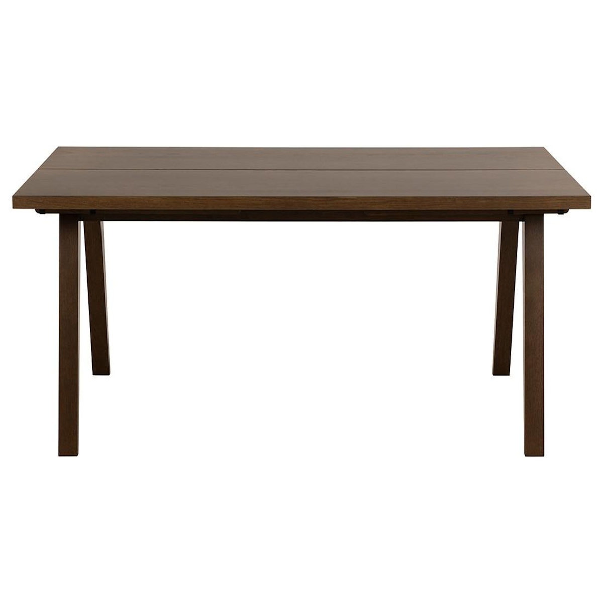 LISA DESIGN Pauline - table à manger rectangulaire - chêne foncé - 6 personnes