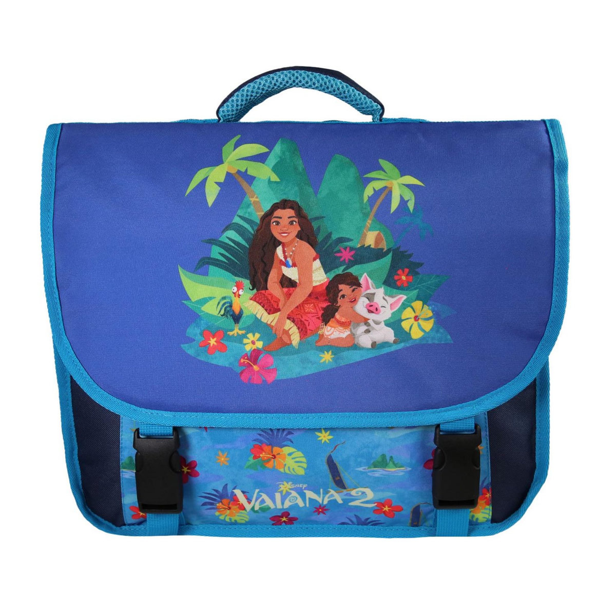 Bagtrotter Cartable Vaiana 38 cm bleu 2 compartiments école primaire – bagtrotter