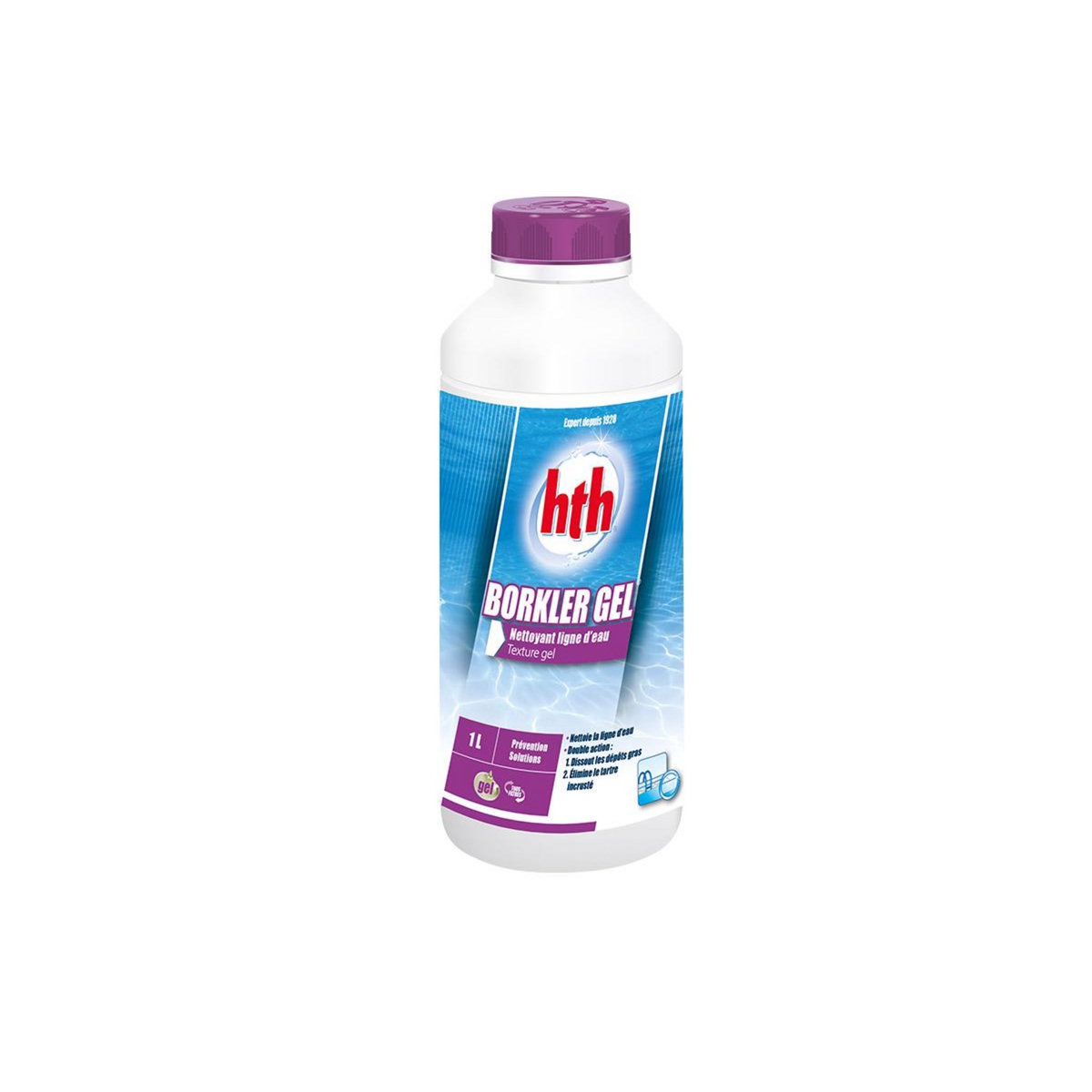 HTH Nettoyant ligne d'eau Borkler gel 1 L - HTH