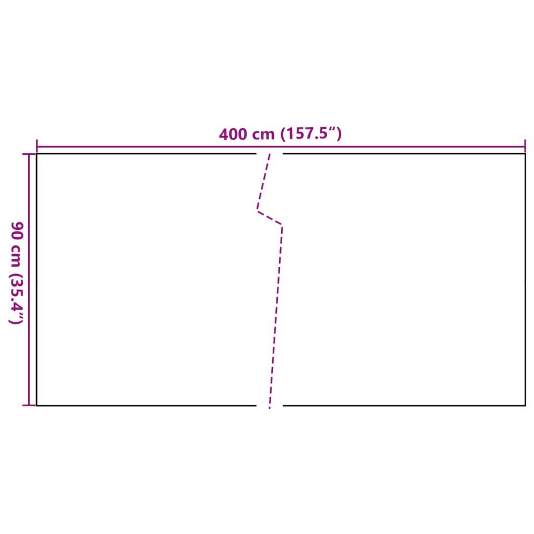 Voir la diapositive 6 : VIDAXL Paravent de balcon anthracite 400x90 cm resine tressee
