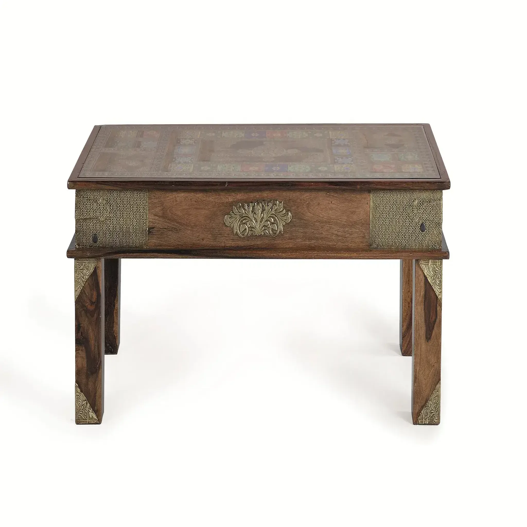GINER Y COLOMER SL Table basse en bois de palissandre 120 cm style artisanal ethnique