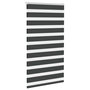 Voir la diapositive 3 : VIDAXL Store zebre noir 90x100 cm largeur du tissu 85,9 cm polyester