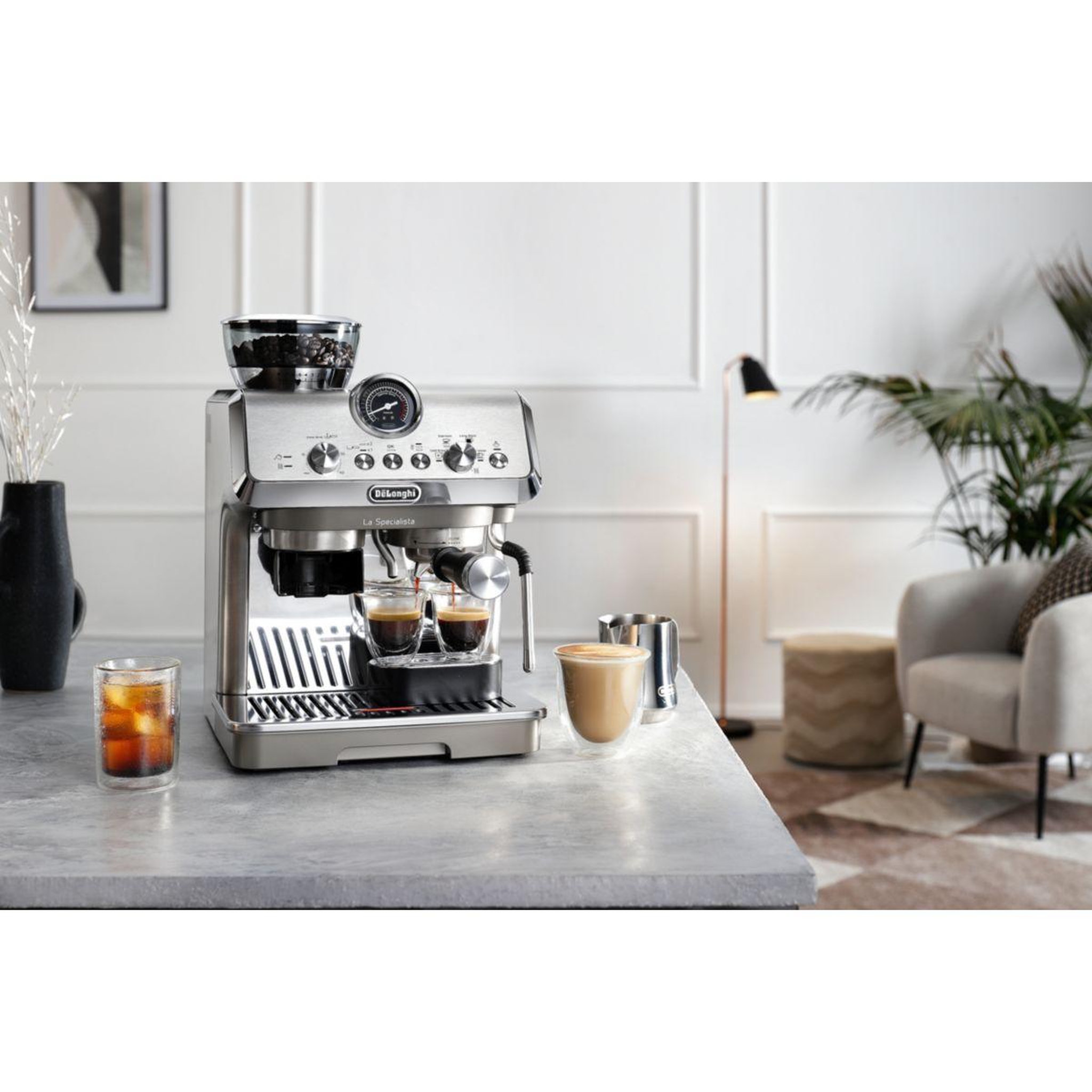 Voir la diapositive 2 : DELONGHI Machine à expresso Specialista Arte Evo EC9255.M Metal