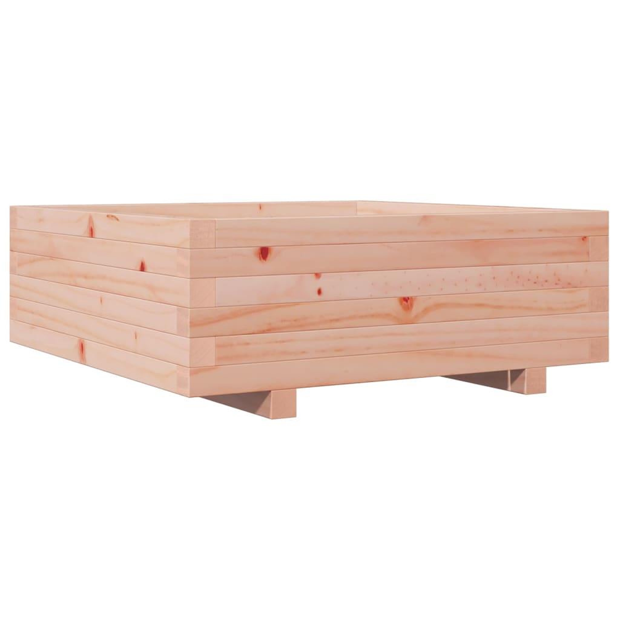 Voir la diapositive 2 : VIDAXL Jardiniere 70x70x26,5 cm bois massif douglas