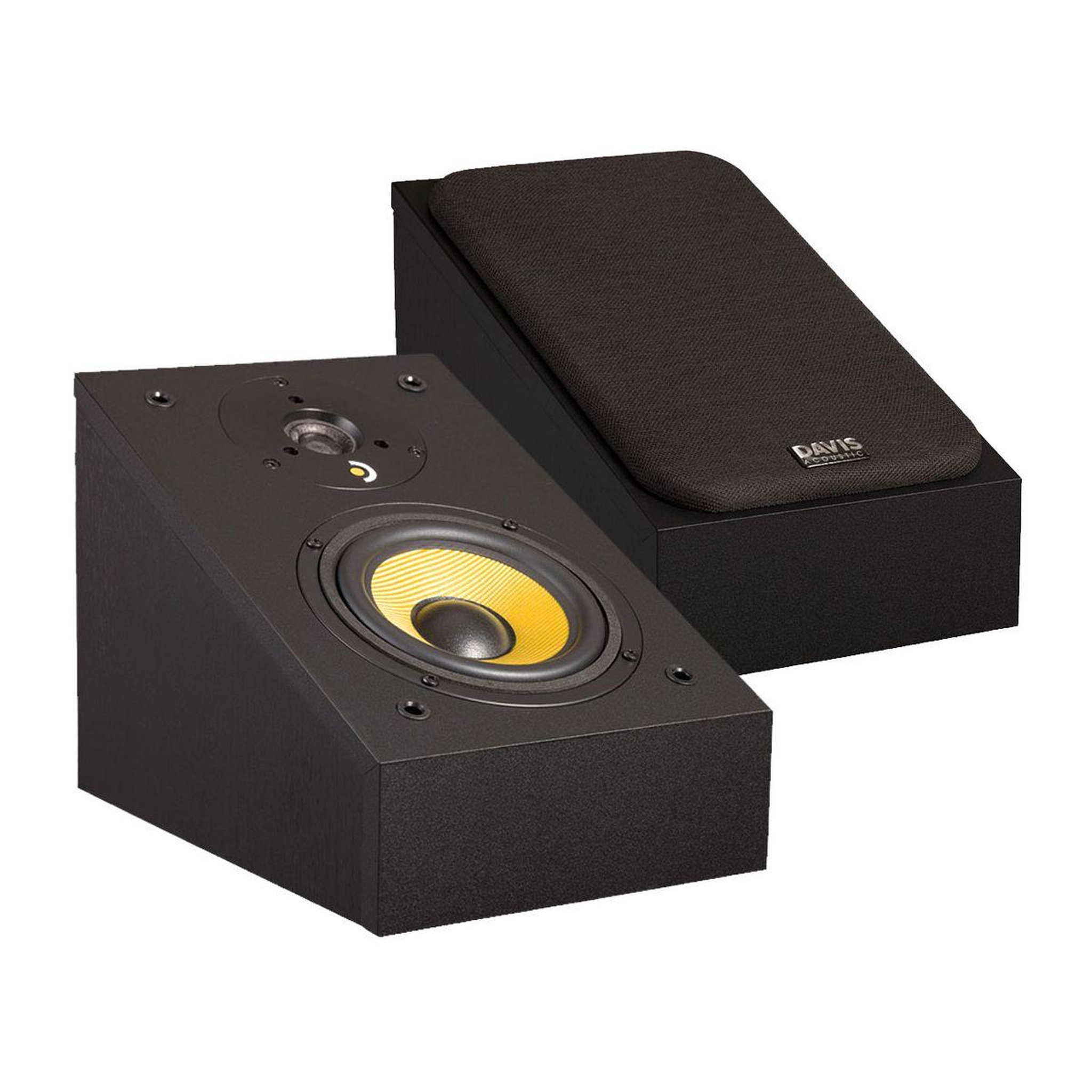 Voir la diapositive 2 : Davis Enceinte surround ariane a noir x 2