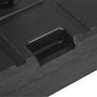 Voir la diapositive 4 : OUTSUNNY Pied de parasol carré base de lestage dim. 49L x 49l x 36,5H cm HDPE aspect bois noir