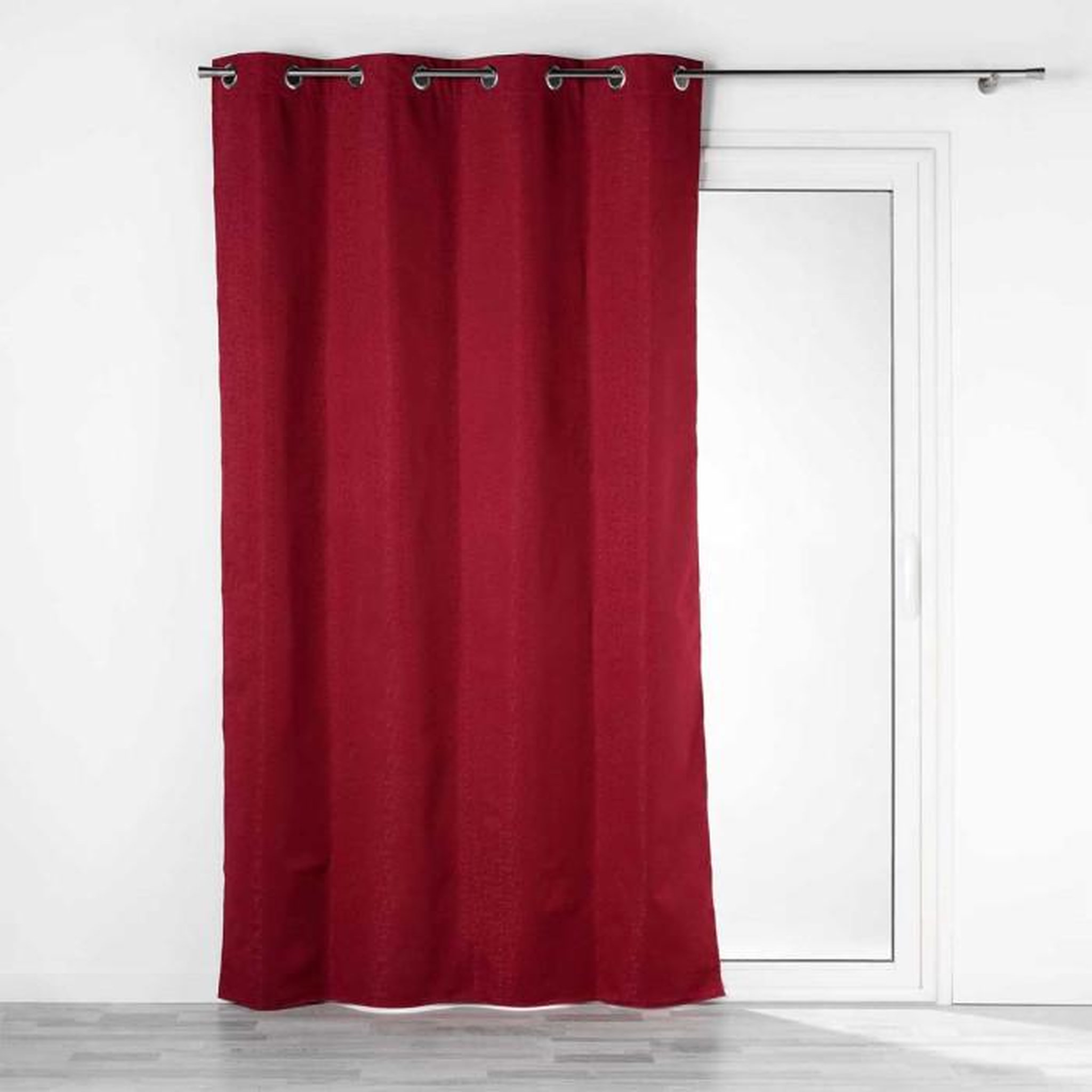 Voir la diapositive 1 : Paris Prix Rideau Occultant  Darko  140x260cm Bordeaux