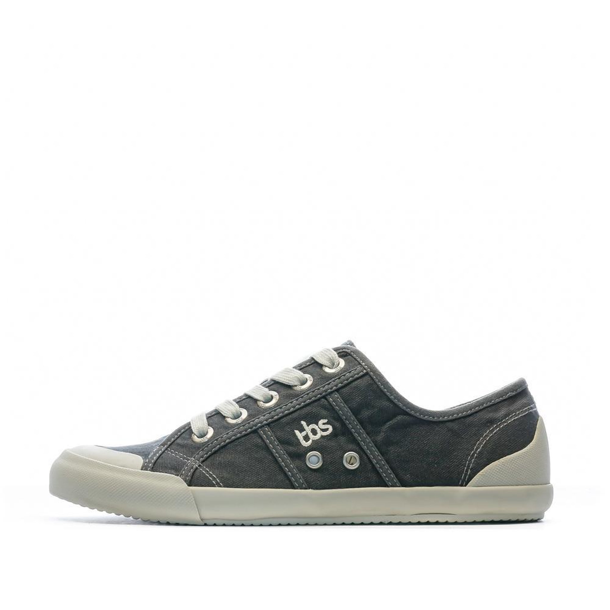 TBS Baskets en toile es Femme TBS Opiace. Coloris disponibles : Gris