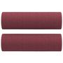 Voir la diapositive 5 : VIDAXL Canape 3 places avec oreillers decoratifs bordeaux 180 cm tissu
