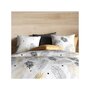 Voir la diapositive 2 : ATELIER DU COTON Housse de couette 240x220 ENVOLE + 2 taies coton 57 fils