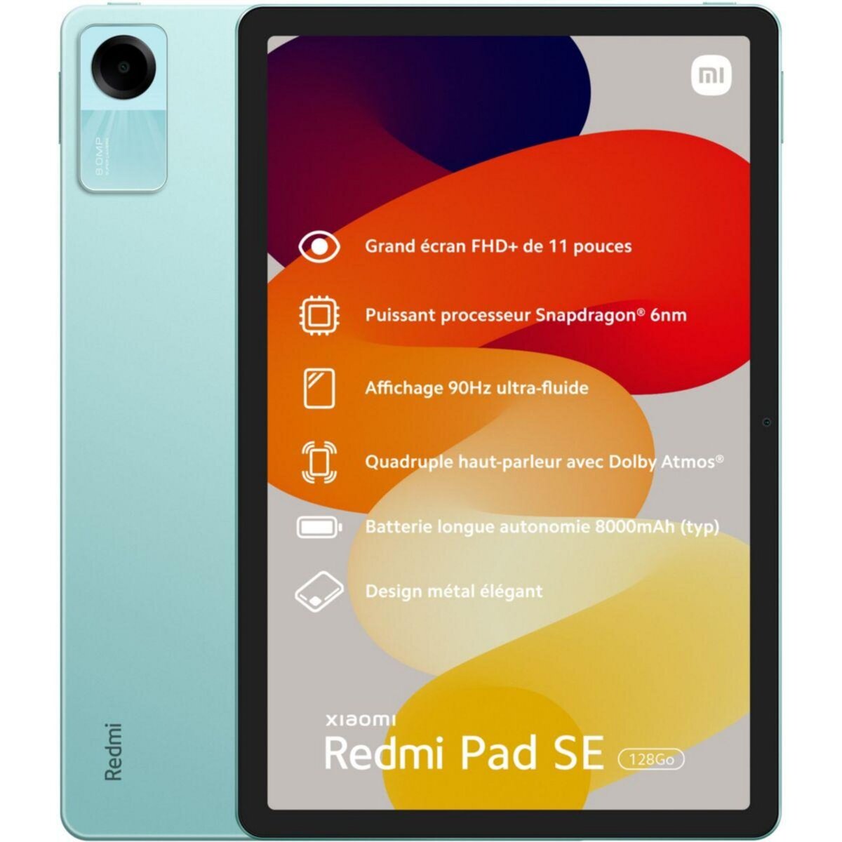 XIAOMI Tablette Android Redmi Pad SE Vert 128Go pas cher 