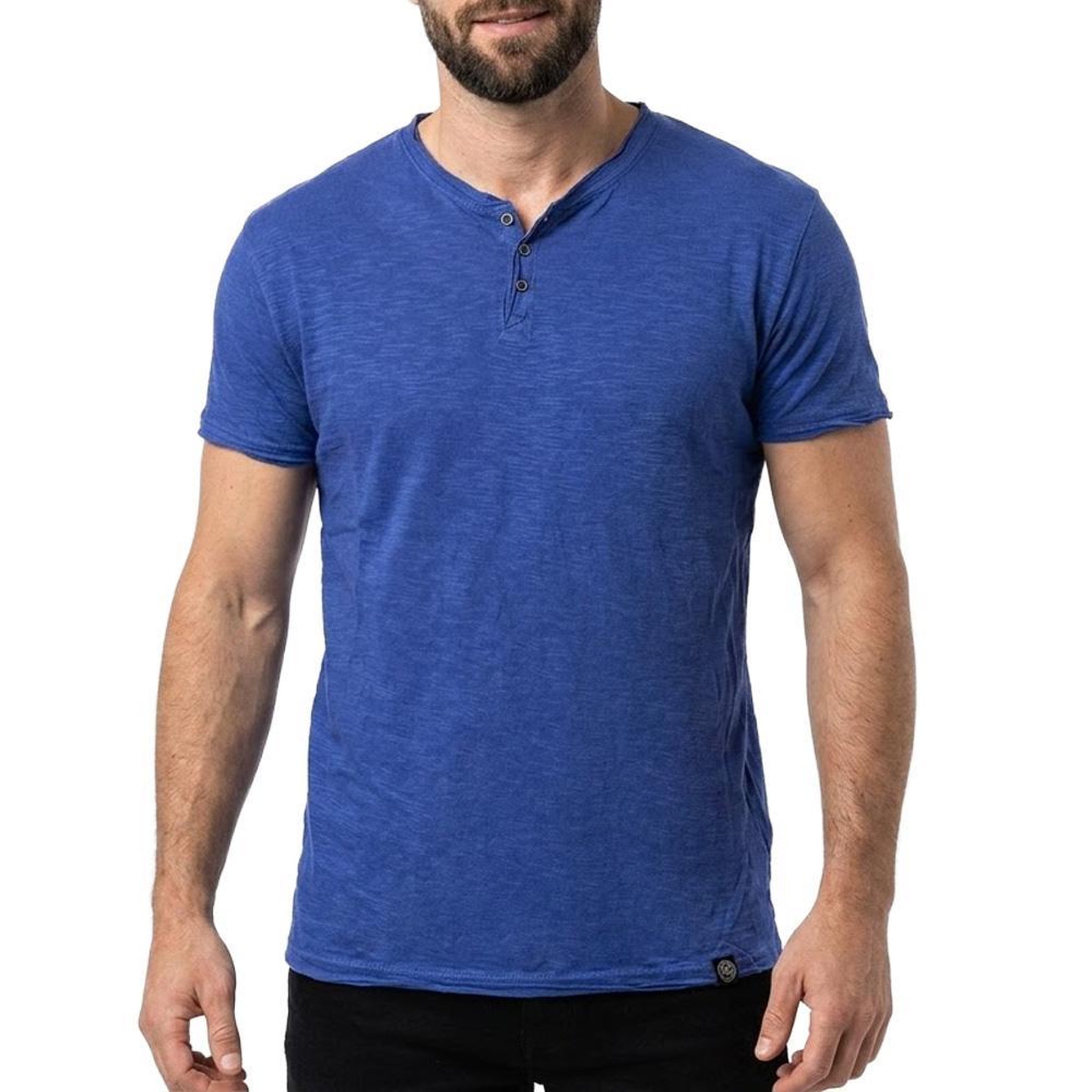 PANAME BROTHERS T-shirt Bleu Royale Homme Paname Brothers TAZIO. Coloris disponibles : Bleu