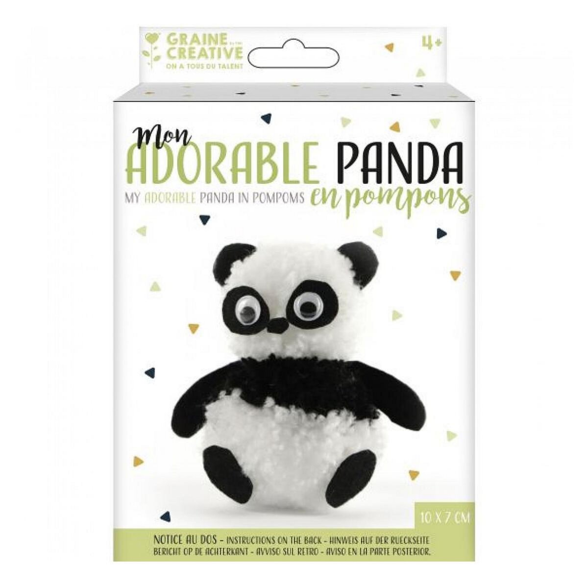 Graine créative Kit pompons mon adorable panda