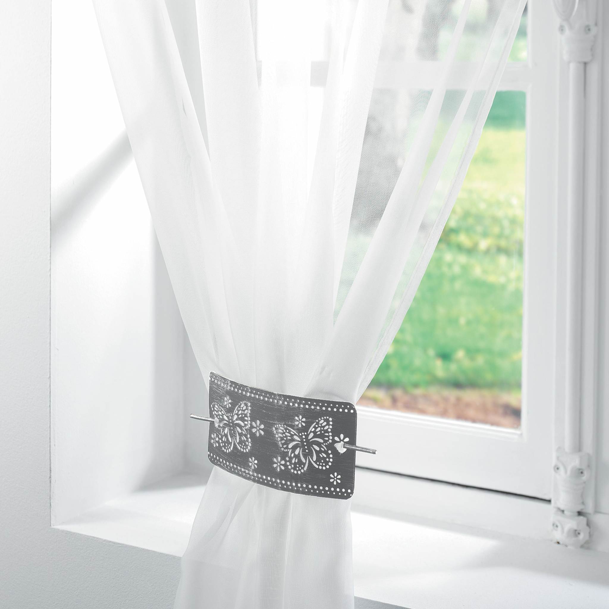 Voir la diapositive 2 : Eden Embrasse collection bicolore papillon
