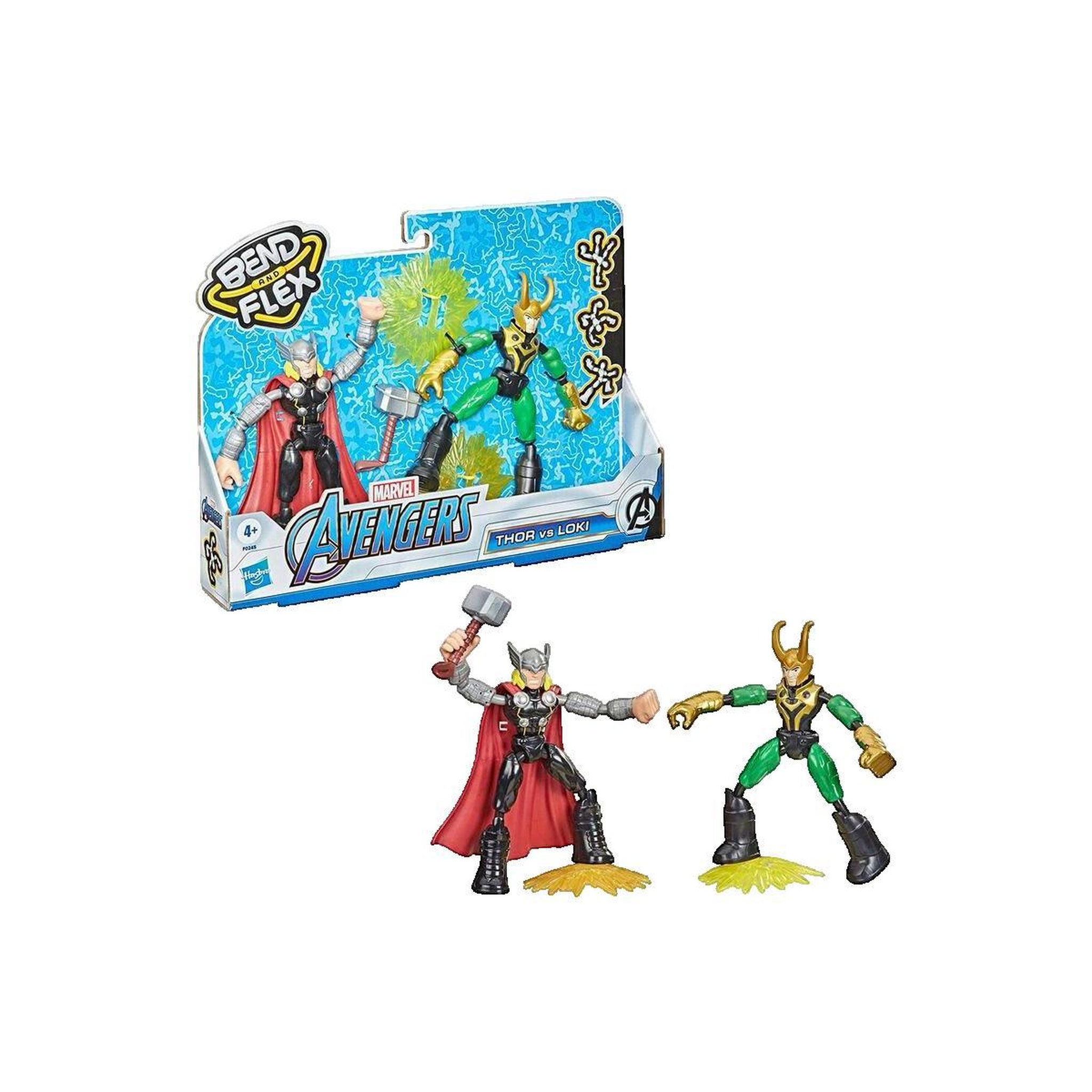 Voir la diapositive 2 : HASBRO Figurines d'action Hasbro Thor et Loki 15 cm