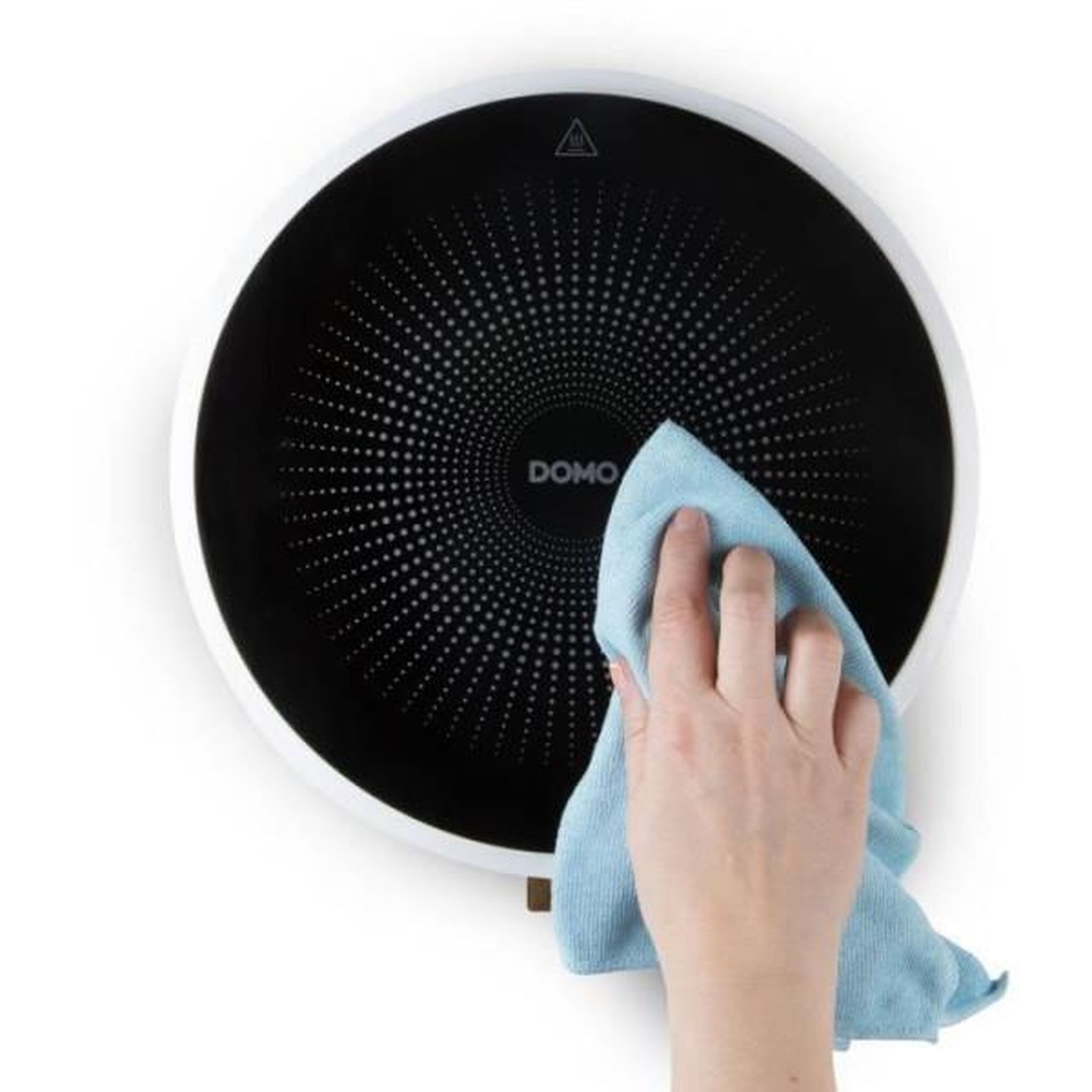 Voir la diapositive 4 : Domo Plaque a induction - domo - do30112ip - 2000 w - 1 foyer - design rond blanc