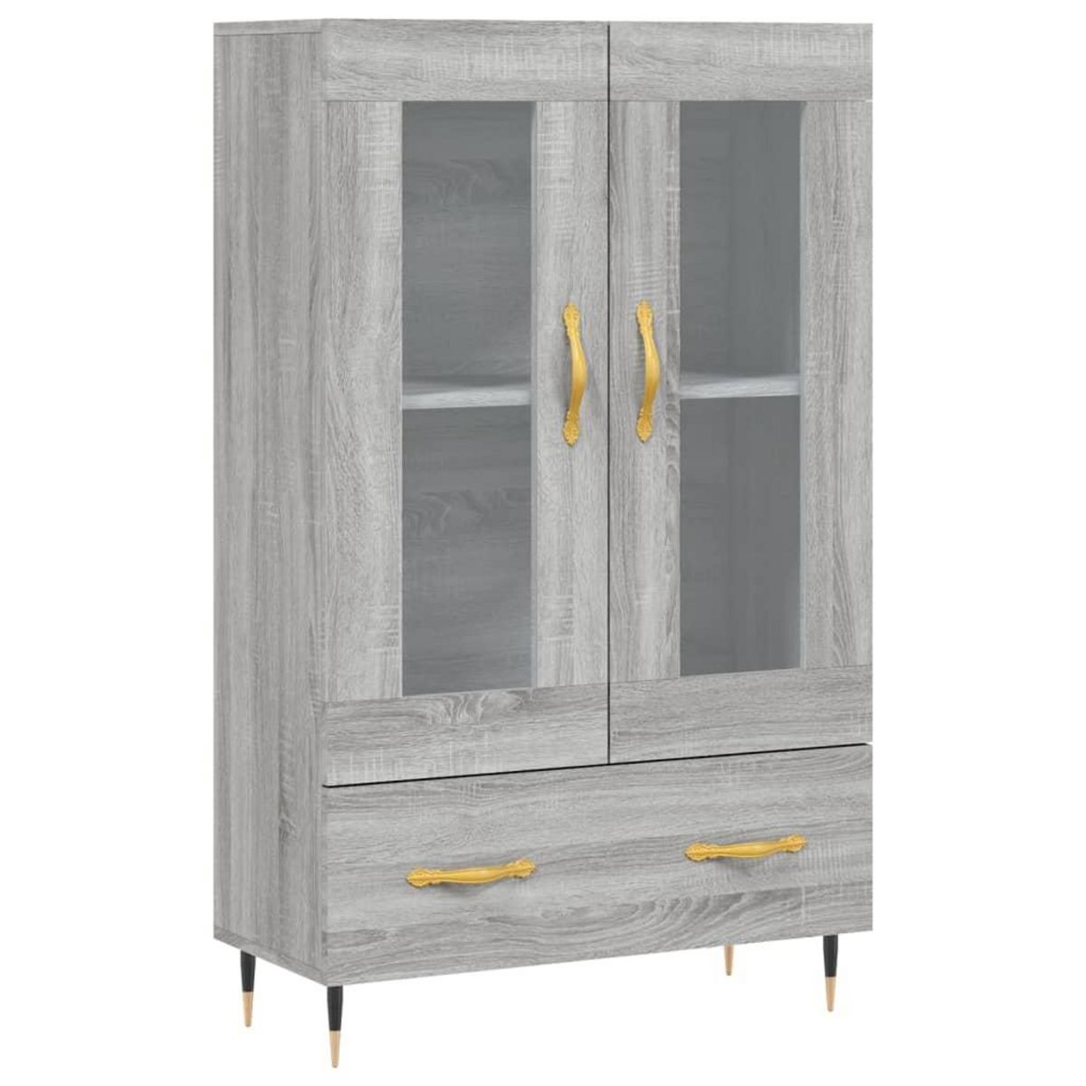 VIDAXL Buffet haut sonoma gris 69,5x31x115 cm bois d'ingenierie