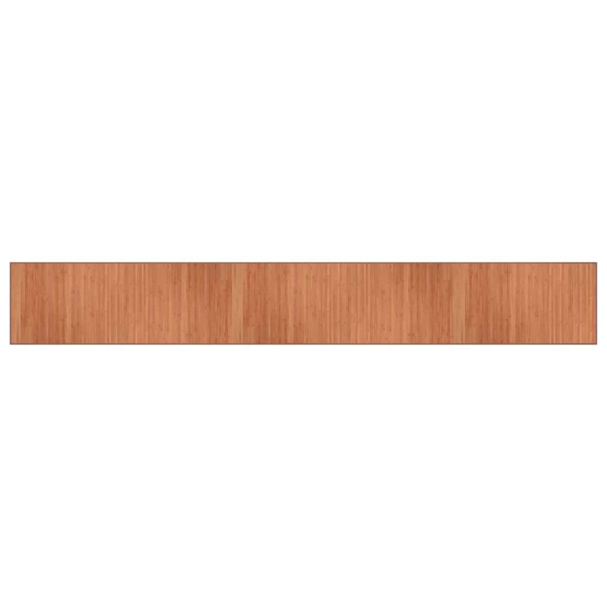VIDAXL Tapis rectangulaire marron 70x500 cm bambou