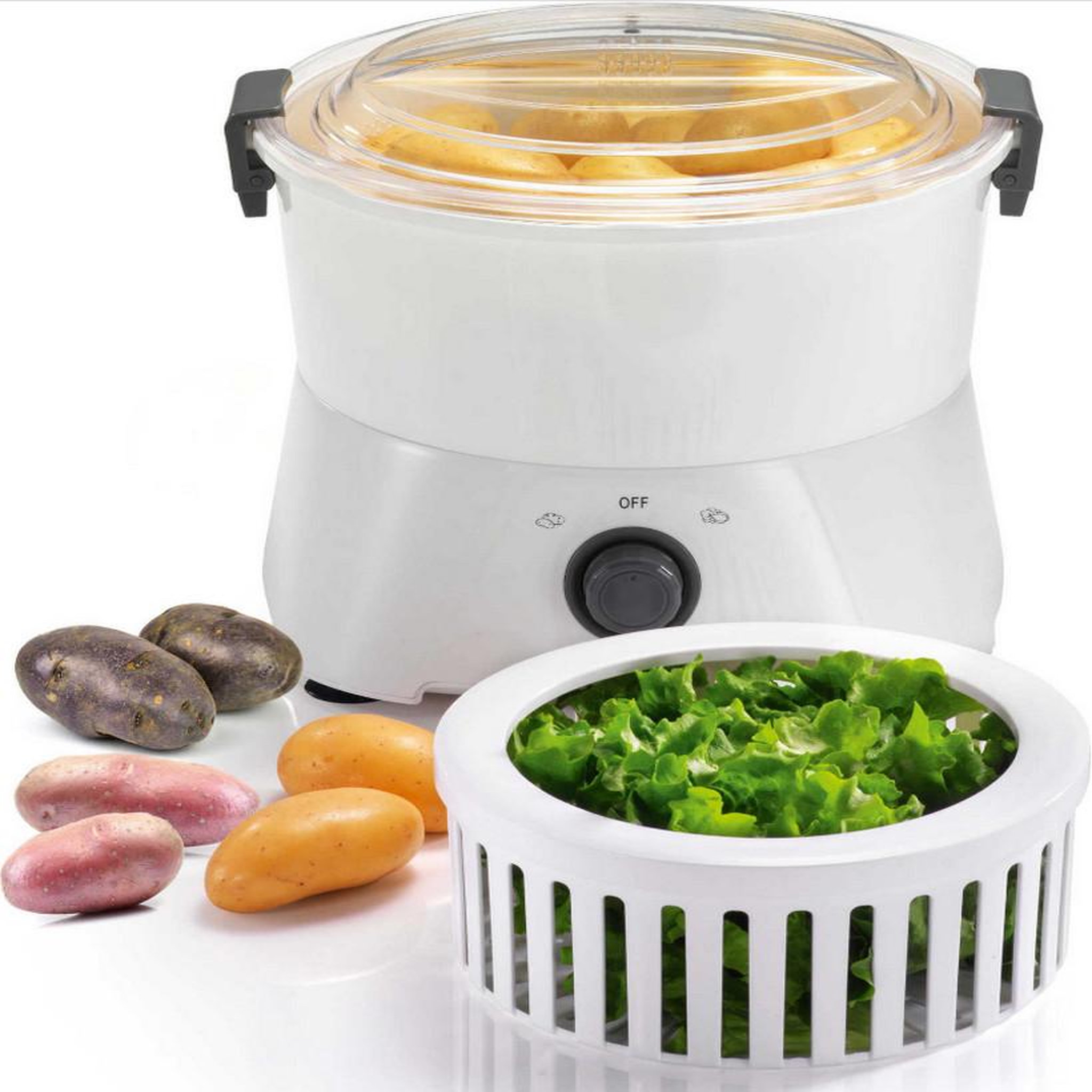 Kitchen chef Eplucheuse à pomme de terre 1kg 85w - KS.EPL900ES