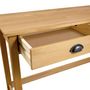 Voir la diapositive 4 : VIDAXL Table console Hill Range avec 2 tiroirs 110x45x74 cm Pin solide