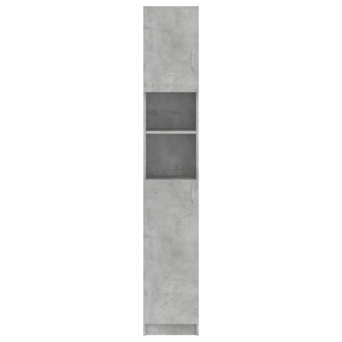 VIDAXL Armoire salle de bain Gris beton 32x25,5x190 cm Bois ingenierie