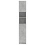 Voir la diapositive 5 : VIDAXL Armoire salle de bain Gris beton 32x25,5x190 cm Bois ingenierie