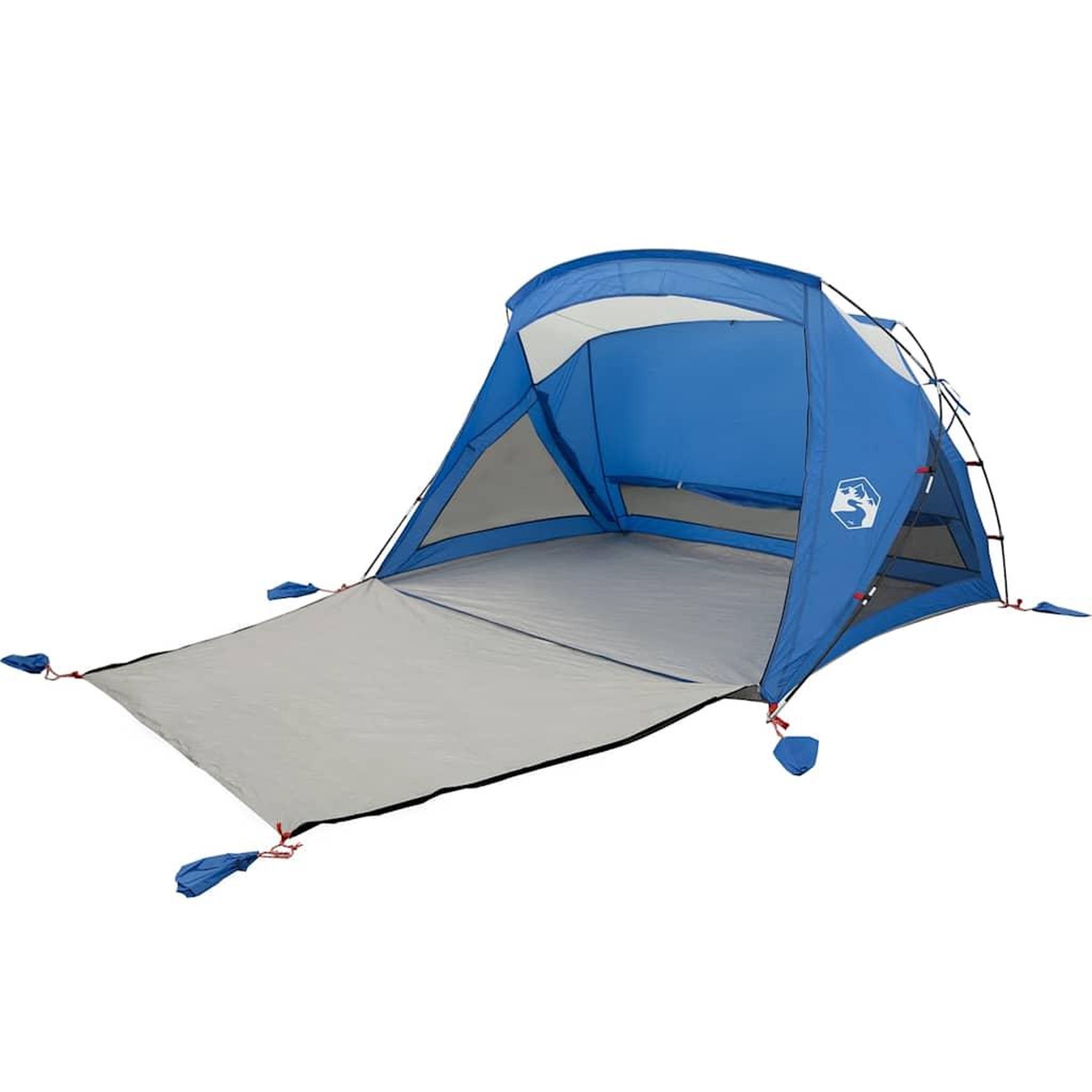 Voir la diapositive 3 : VIDAXL Tente de plage 2 personnes bleu azure impermeable