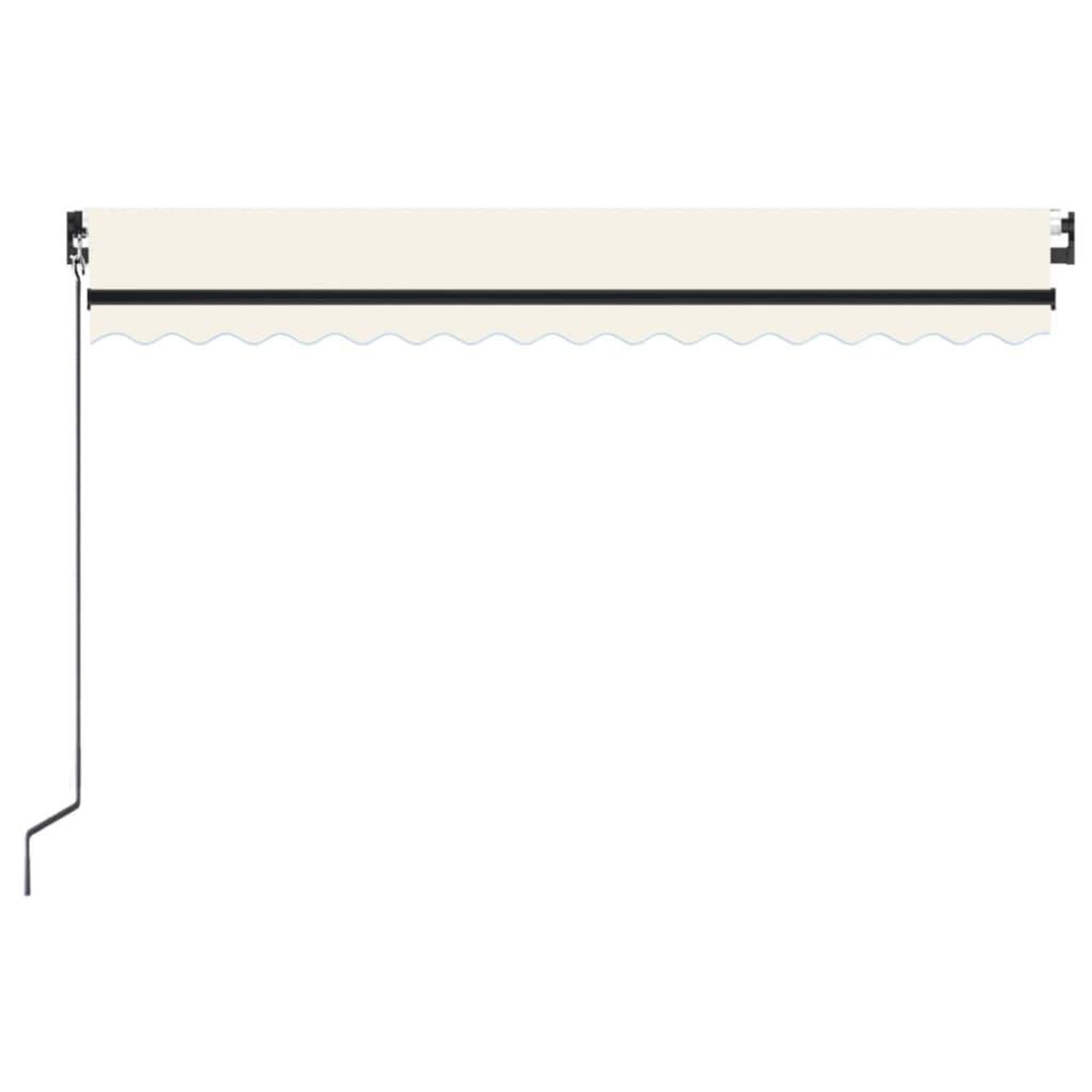 Voir la diapositive 4 : VIDAXL Auvent manuel retractable 400x350 cm Creme