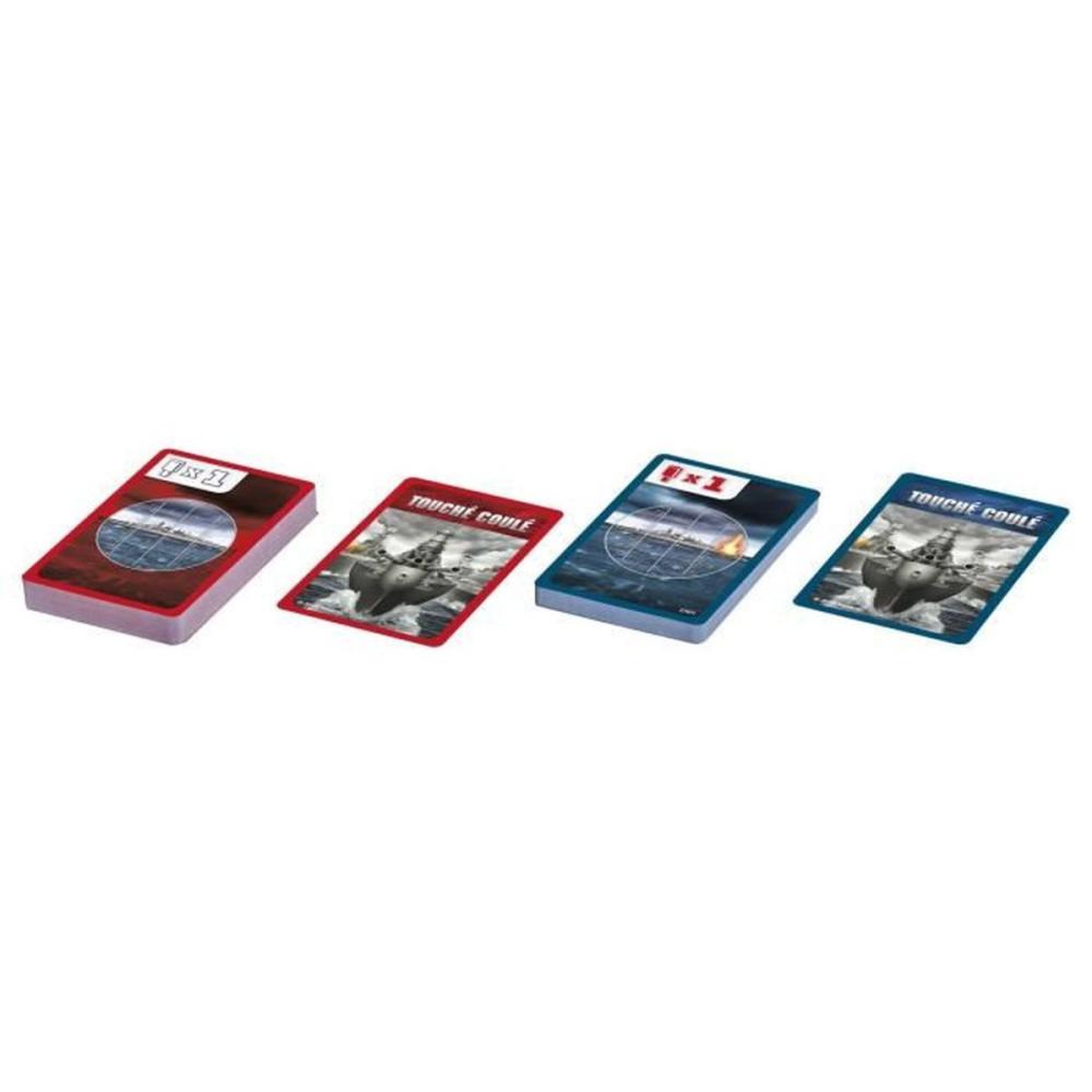 Voir la diapositive 3 : HASBRO Jeu de cartes stratégie Touché Coulé Battleship multicolore, 2 joueurs, 80 cartes, dès 7 ans
