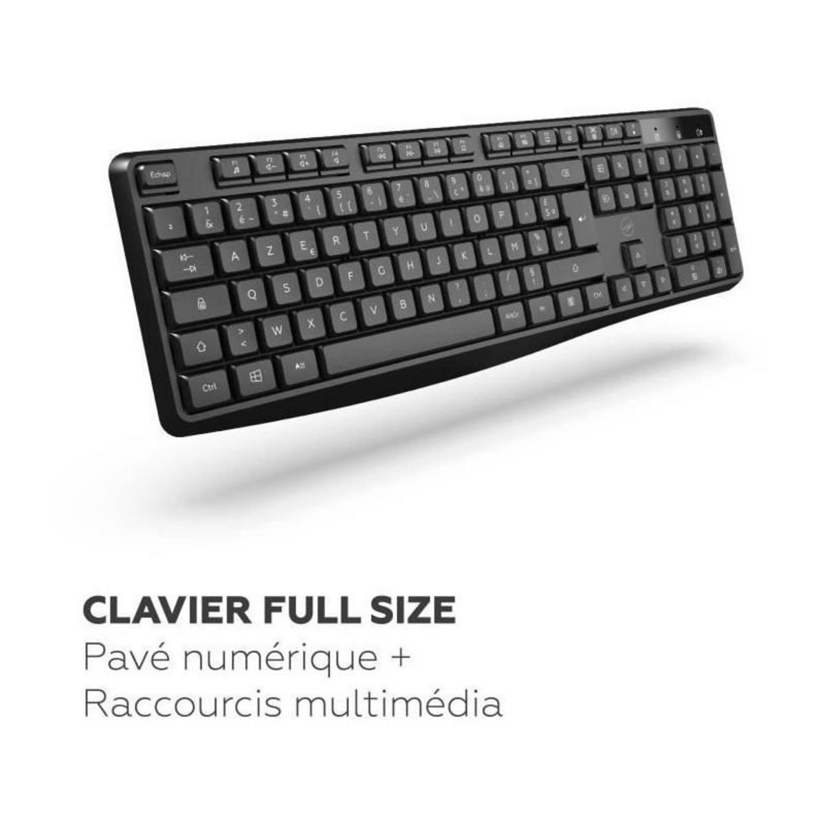 Mobility Lab Clavier sans fil - MOBILITY LAB - Deluxe - AZERTY - Noir